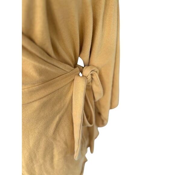 Free People Beach Neptune Square Tunic in Sun Size XS Terry Cloth Wrap Yellow - Picture 5 of 11
